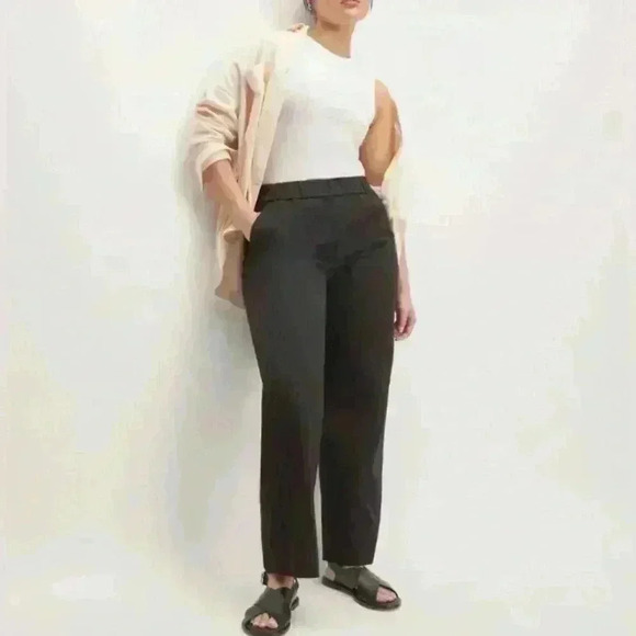 Everlane black elastic the easy pant size small - Picture 1 of 6